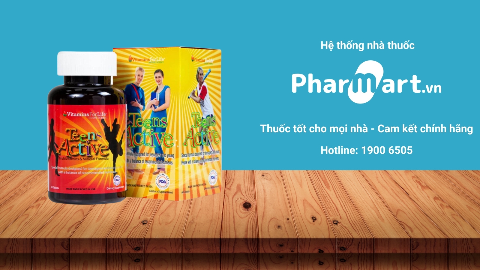 Mua Teens Active chính hãng tại Pharmart.vn