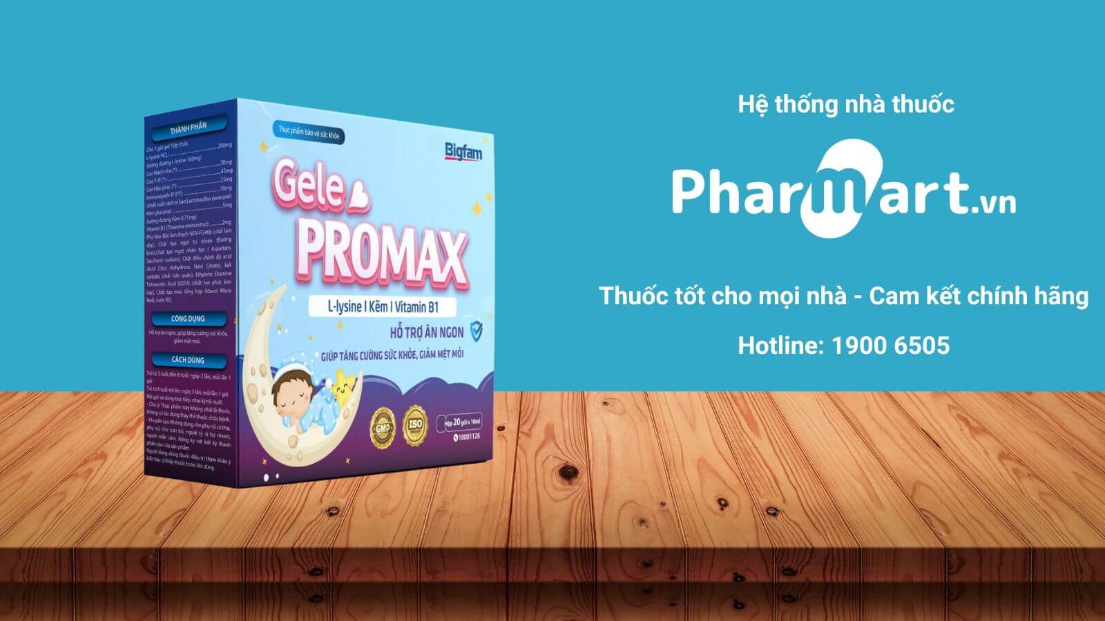 Mua Thạch ăn ngon Gele Promax chính hãng tại Pharmart.vn