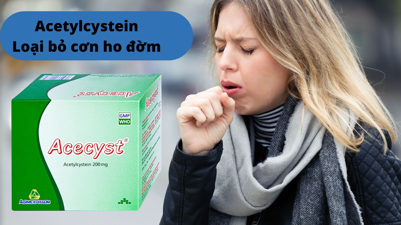 Acetylcysteine thành phần chính của Thuốc Acecyst 200mg