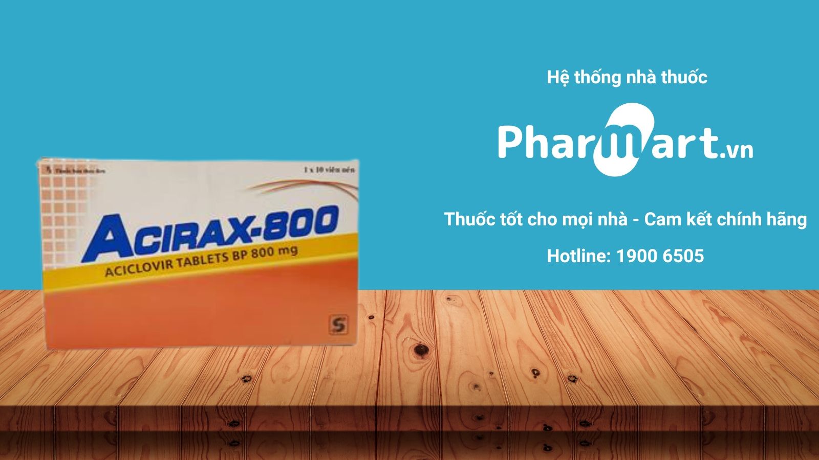 Mua ngay Thuốc Acirax-800 tại Pharmart.vn