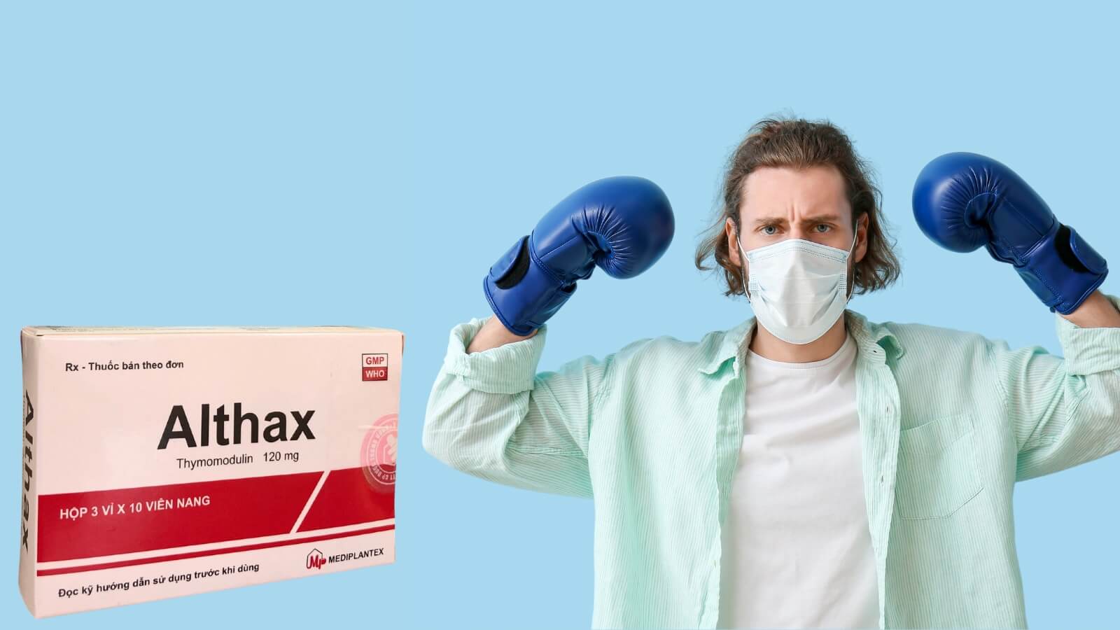 Thuốc Althax chứa Thymomodulin có tác dụng điều hòa miễn dịch