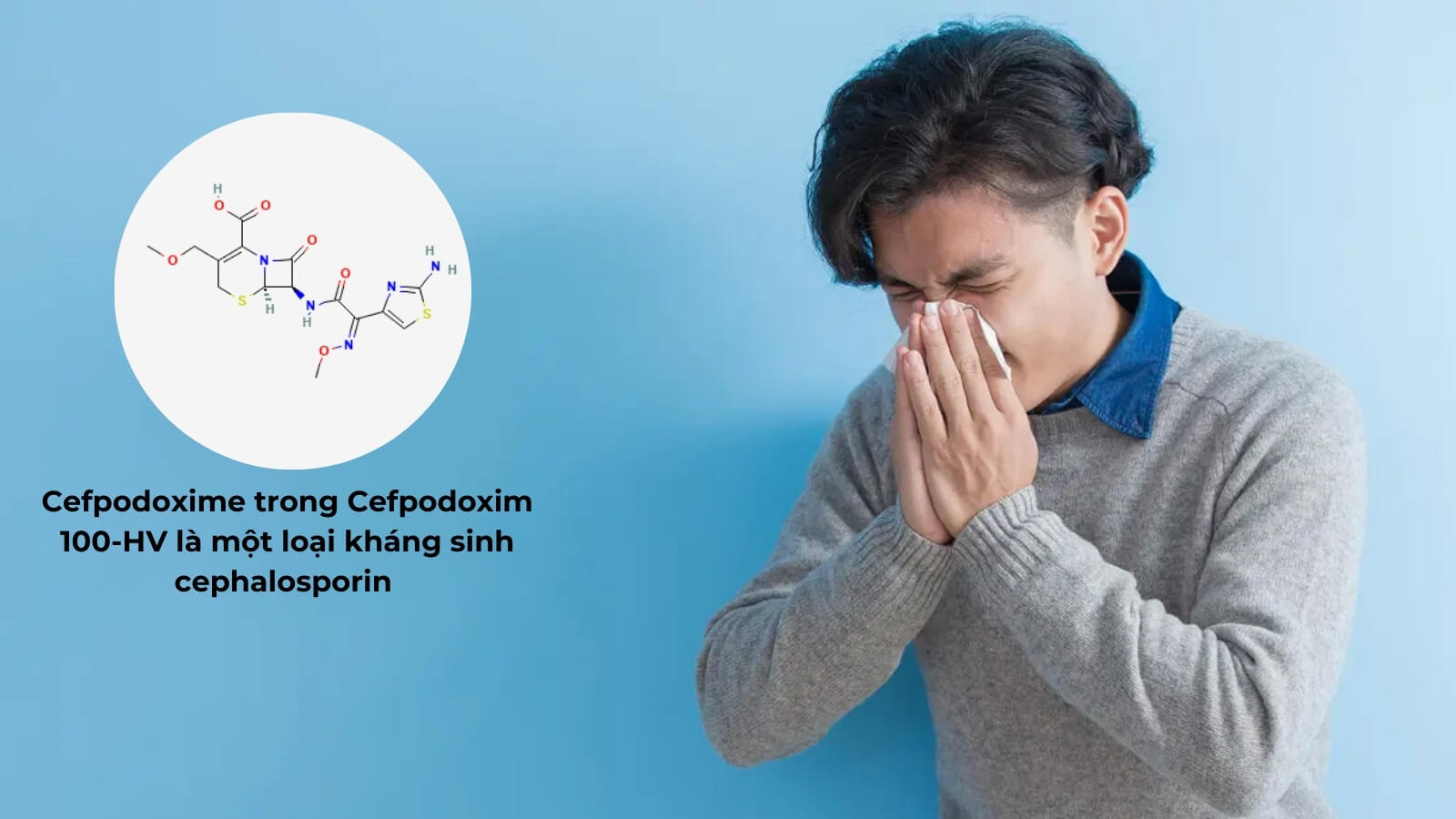 Cefpodoxime trong thuốc là một loại kháng sinh cephalosporin 