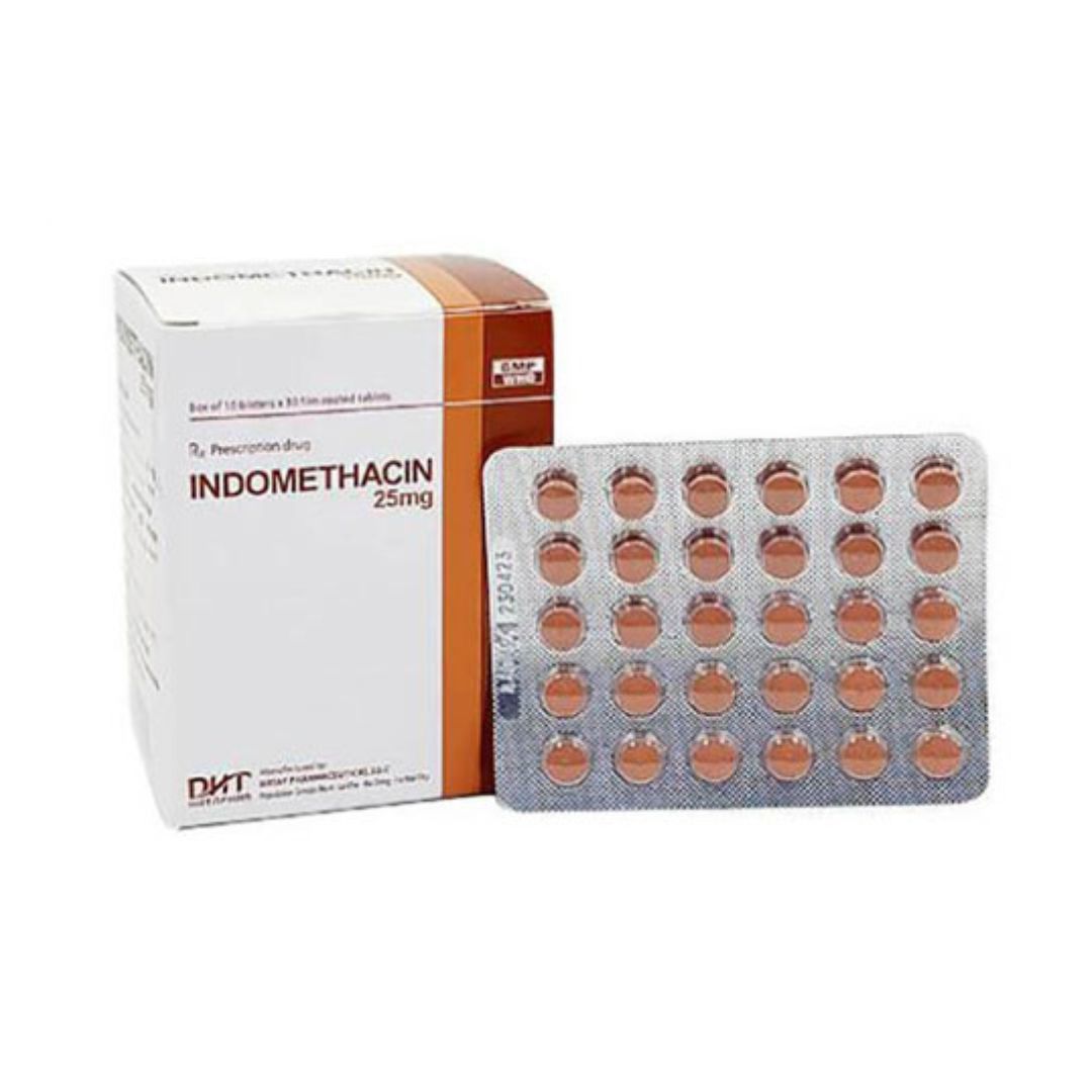 Thu C Indomethacin 25mg Gi M Au Pharmart Vn   Thuoc Indomethacin 25 Mg Giam Dau Khang Viem 62cbe4ffc53bb 