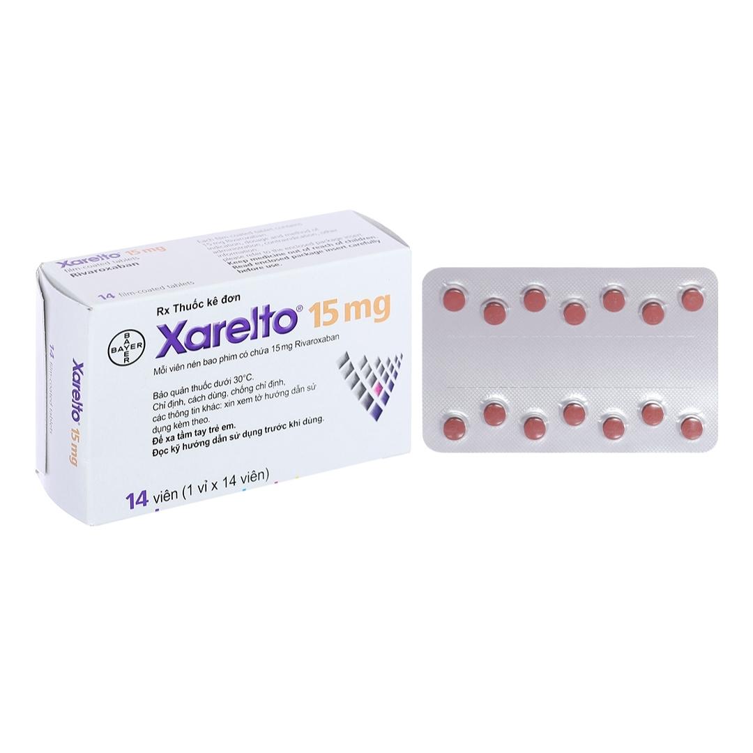 Xarelto 15mg - Dự Phòng đột Quỵ, Tắc Mạch - Pharmart.vn