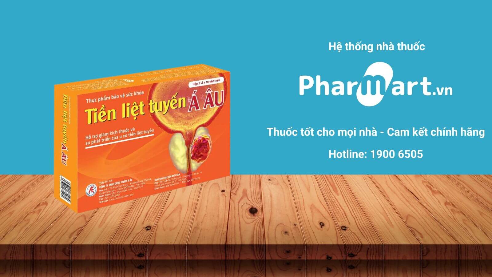 Mua Tiền liệt tuyến Á Âu chính hãng tại Pharmart.vn