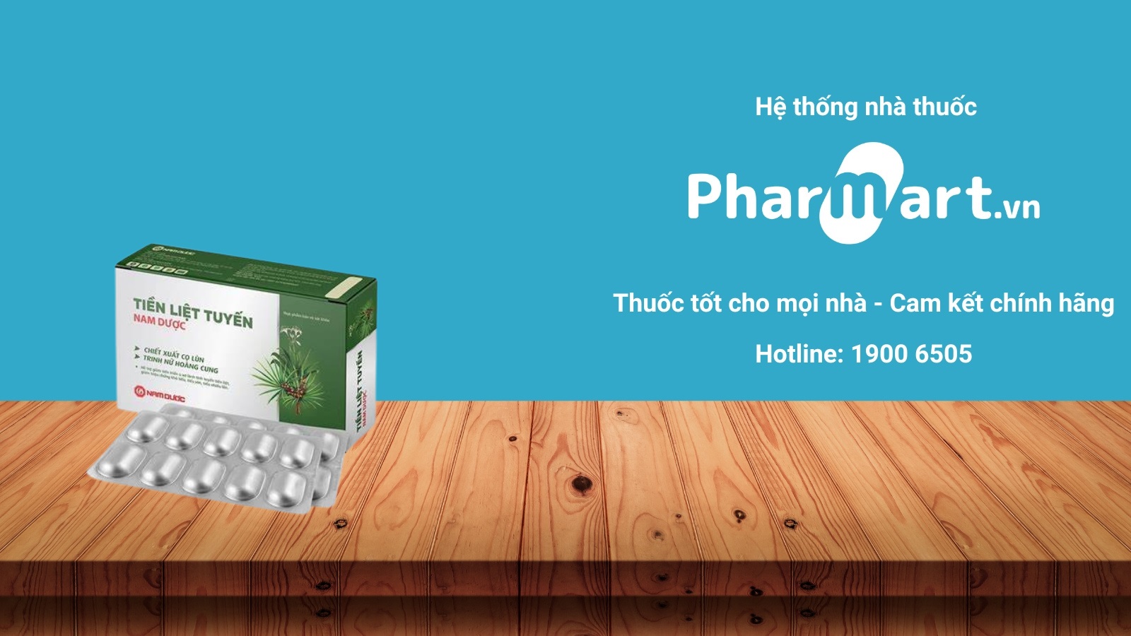 Tiền liệt tuyến Nam Dược đang được bán chính hãng tại Pharmart.vn