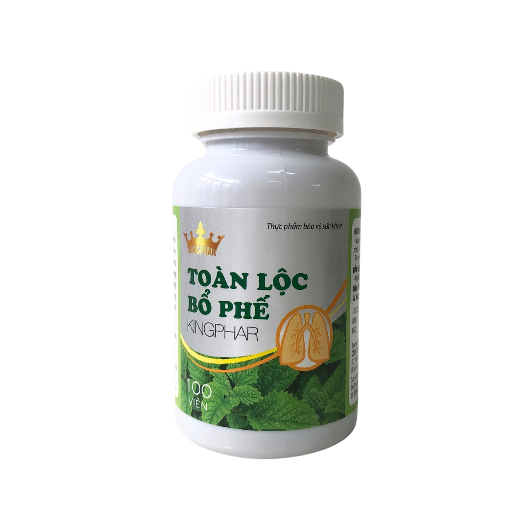 Toàn Lộc Bổ Phế Kingphar - Hỗ trợ thanh nhiệt, nhuận phế hộp 100 viên ...