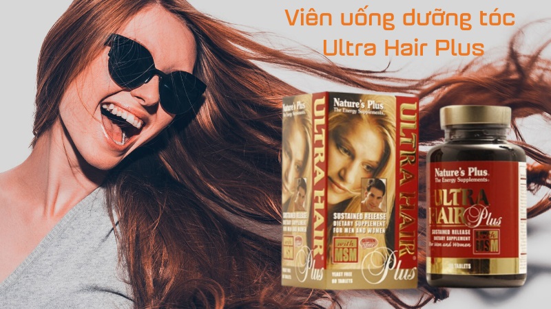 Ultra Hair Plus 30 Viên Bổ Sung Vitamin Và Khoáng Chất Cho Tóc Chắc