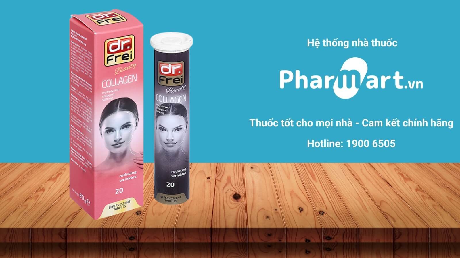 Viên sủi Dr Frei Collagen mang đến làn da chắc khoẻ và cơ thể khoẻ mạnh 