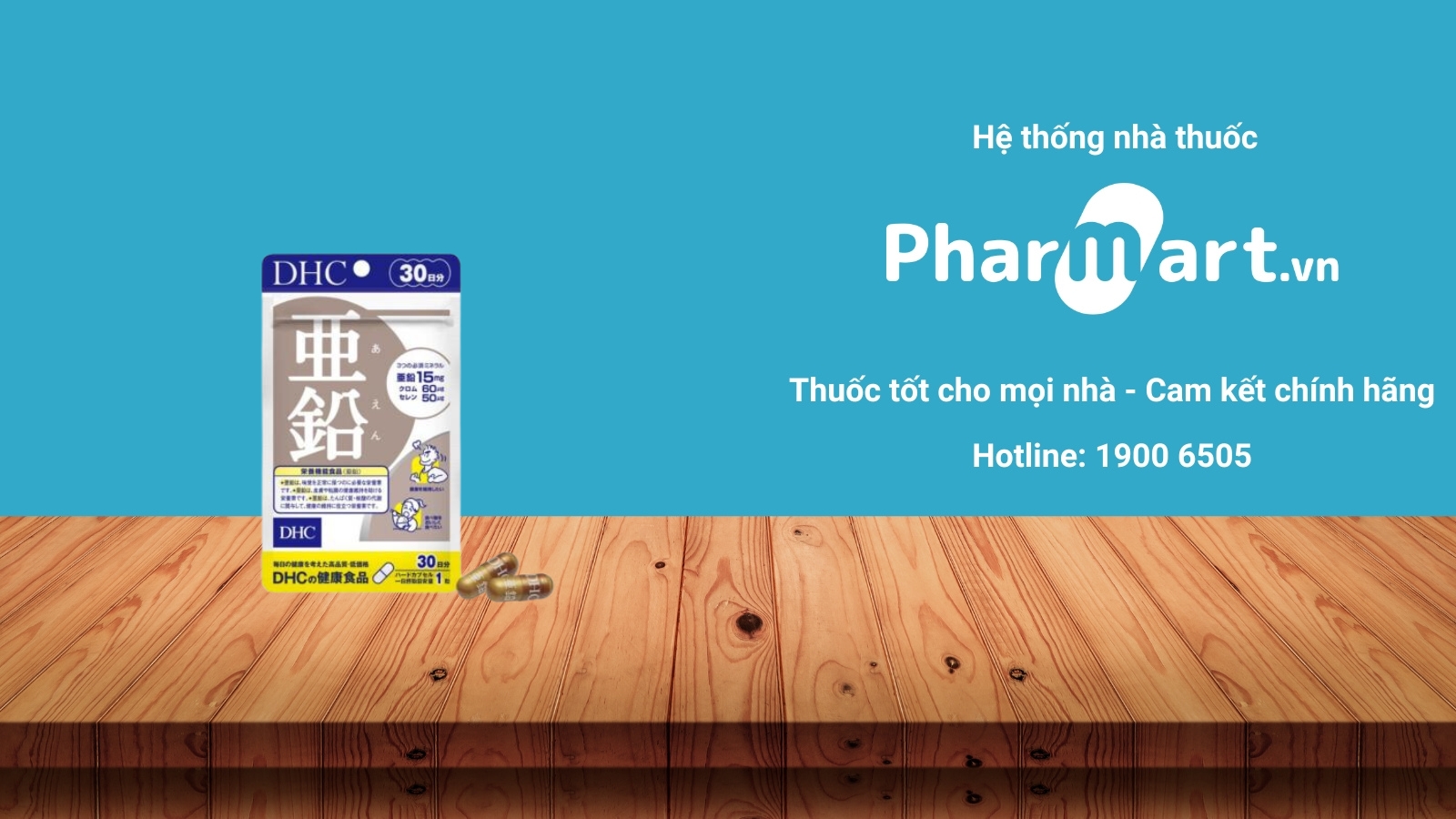 Mua ngay DHC Kẽm chính hãng tại Pharmart.vn