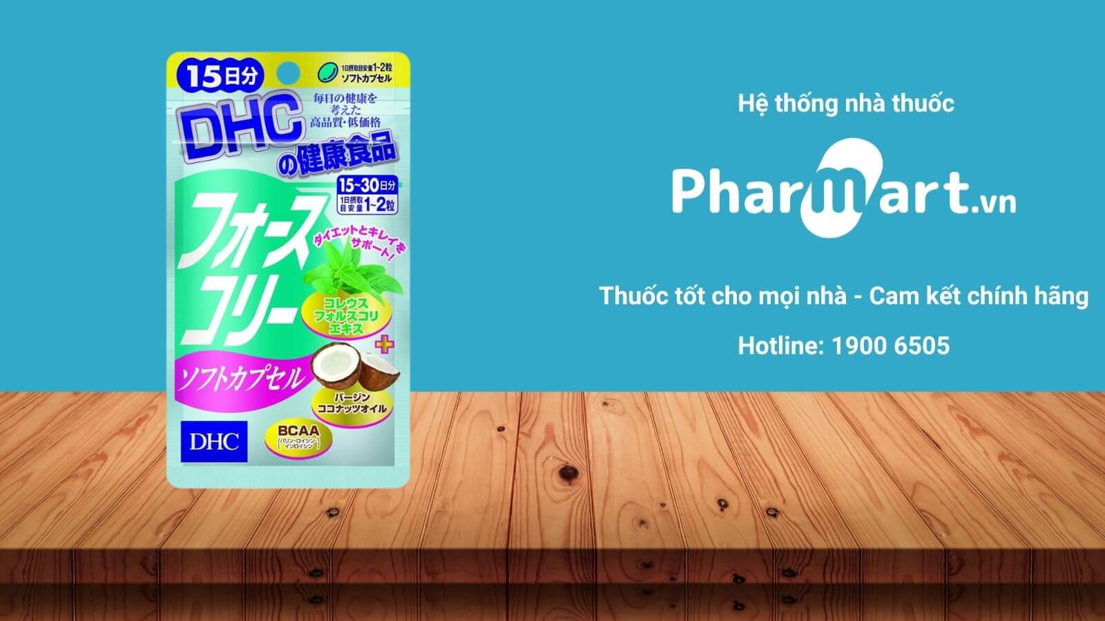 Mua Viên uống hỗ trợ giảm cân DHC Forskohlii Soft Capsule (15 ngày) chính hãng tại Pharmart.vn