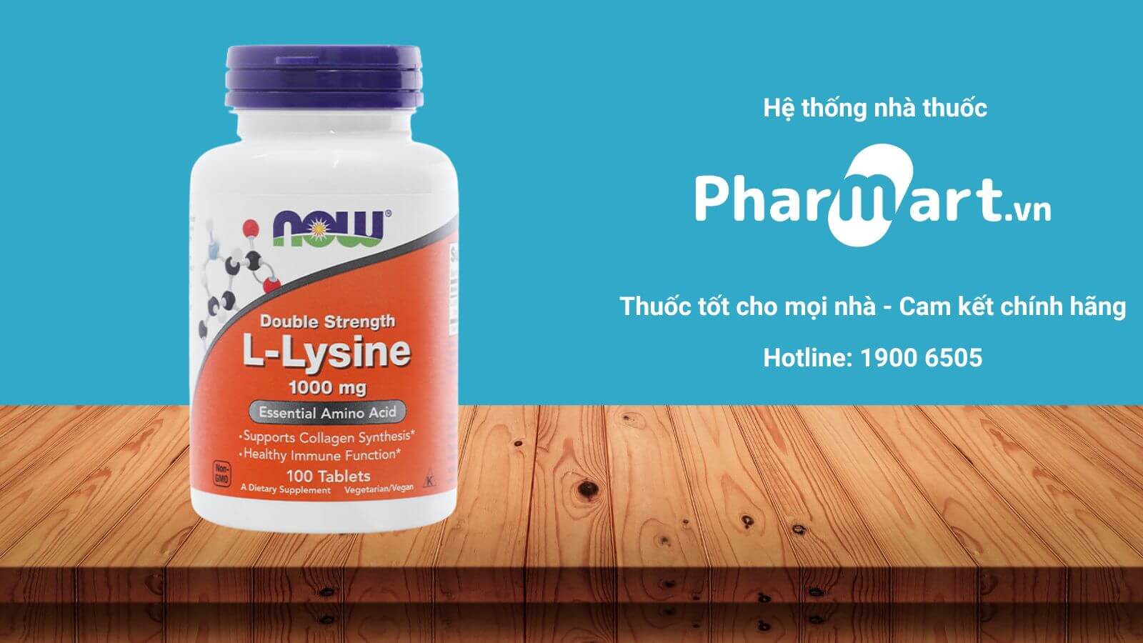 Mua ngay Now L-Lysine 1000mg tại Pharmart.vn