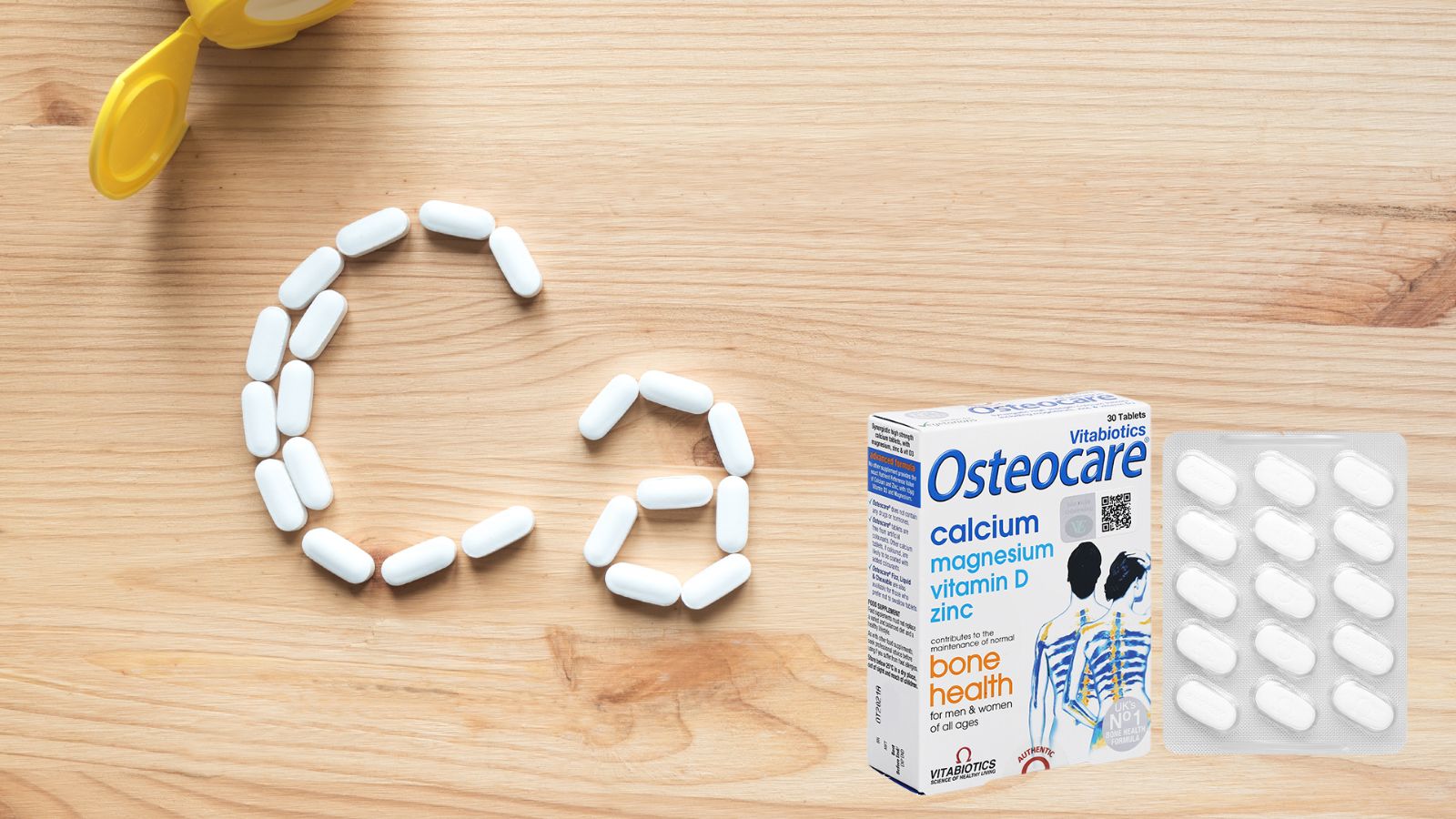 Vitabiotics Osteocare Canxi giúp xương chắc khỏe