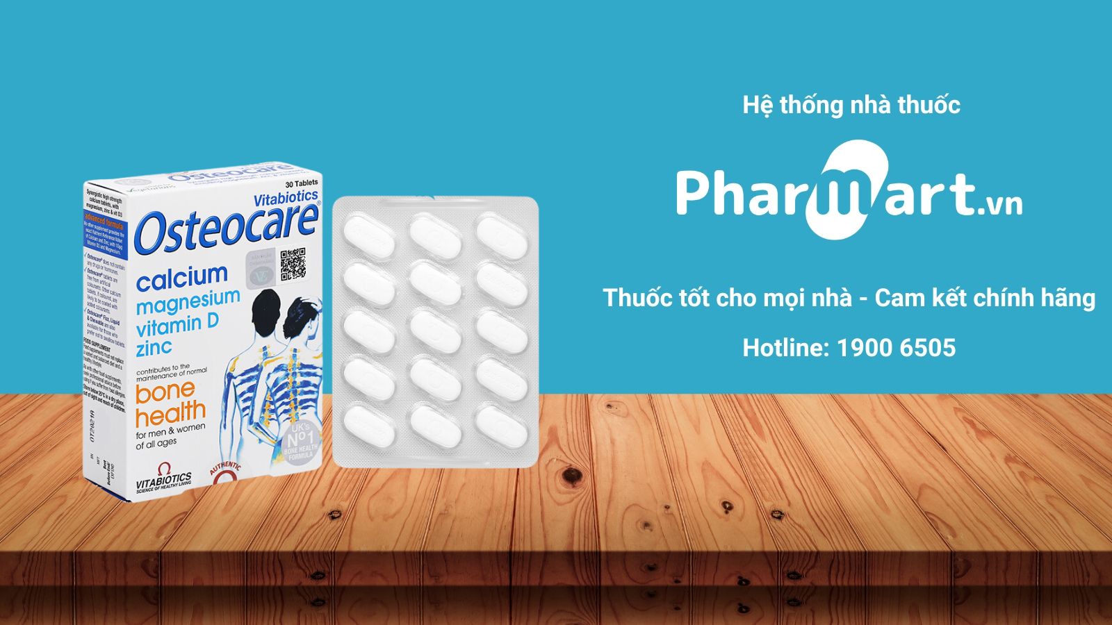 Mua ngay Vitabiotics Osteocare chính hãng tại Pharmart.vn