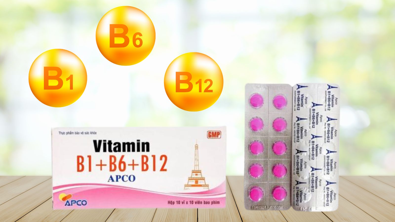 Vitamin B1, B6, B12 là những vitamin quan trọng trong cơ thể