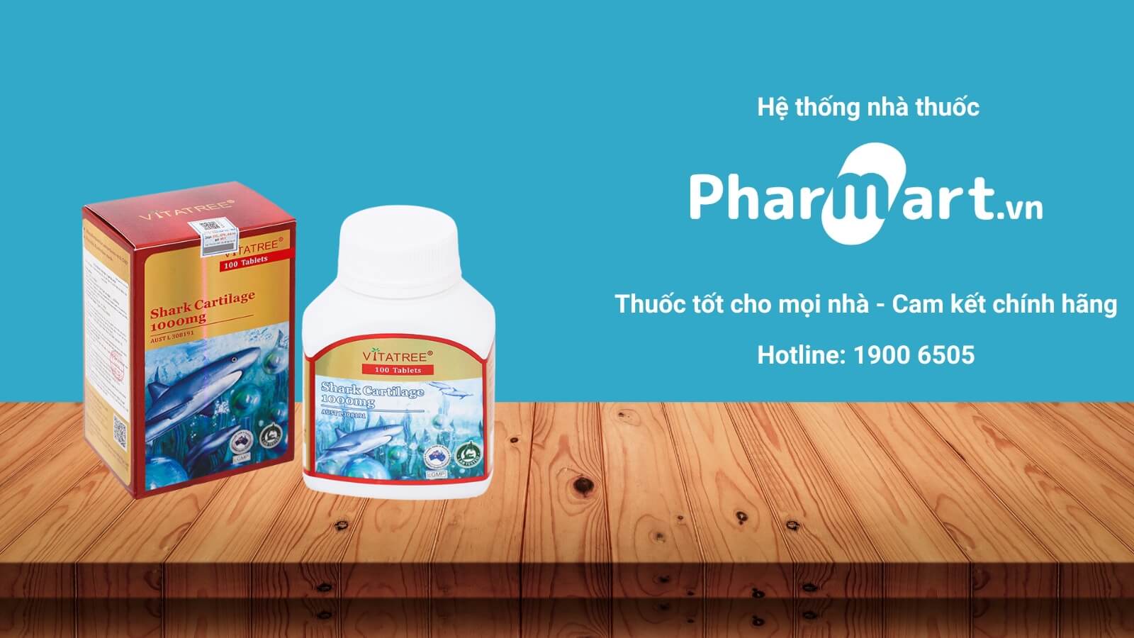 Mua Vitatree Shark Cartilage 1000mg chính hãng tại Pharmart.vn