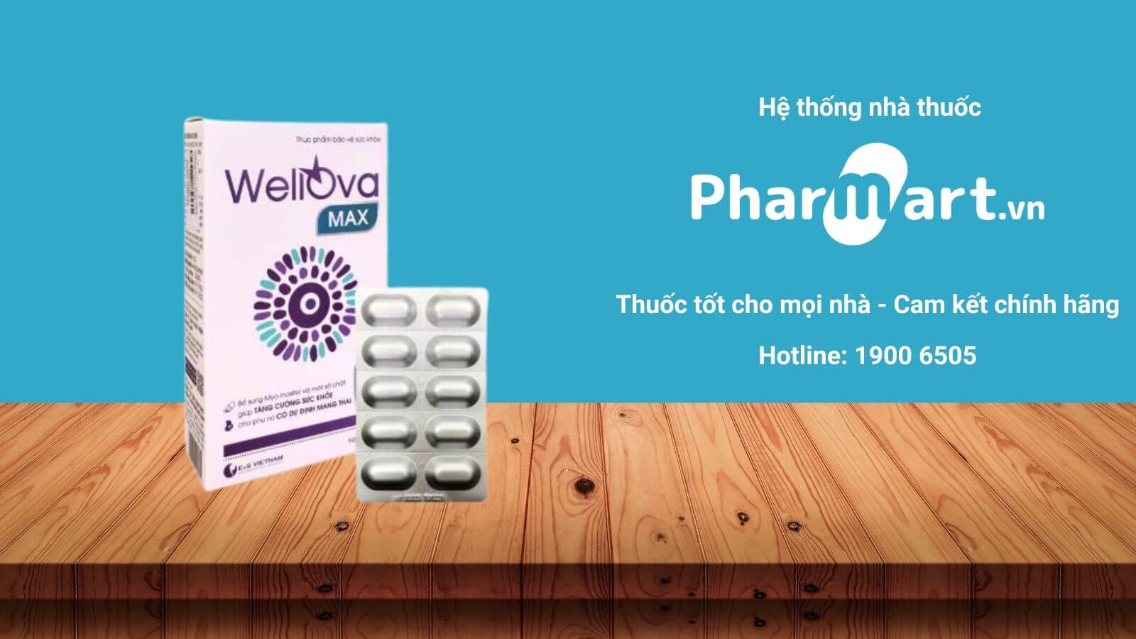 Mua WellOva Max chính hãng tại Pharmart.vn