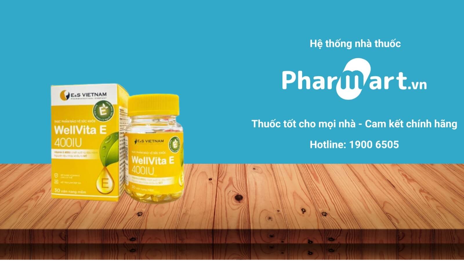 Mua ngay viên uống WellVita E chính hãng tại Pharmart.vn