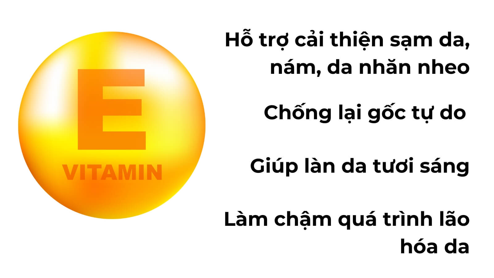 Vitamin E có vai trò quan trọng đối với làn da của chúng ta