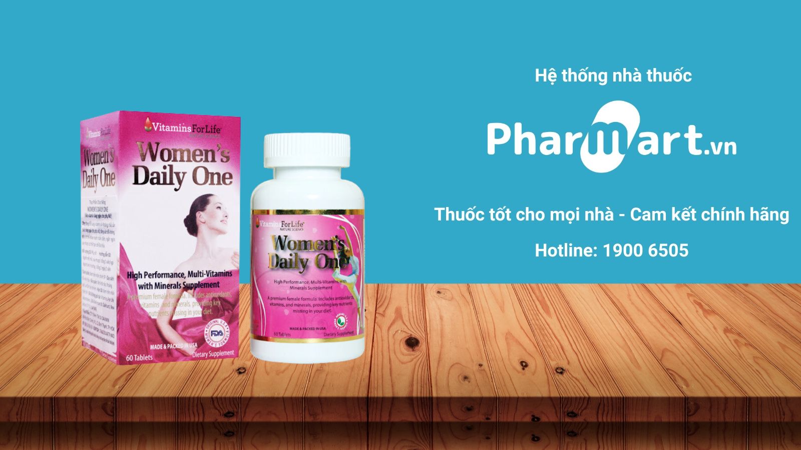 Women's Daily One bổ sung Vitamin và khoáng chất cho phụ nữ