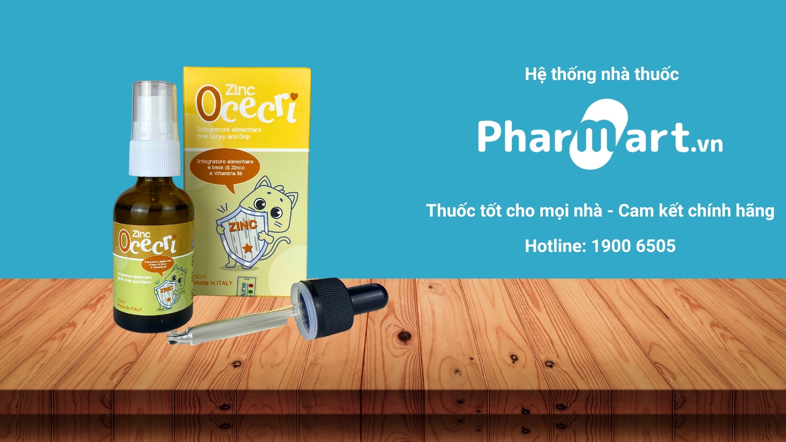 Mua ngay Zinc Ocecri chính hãng tại Pharmart.vn